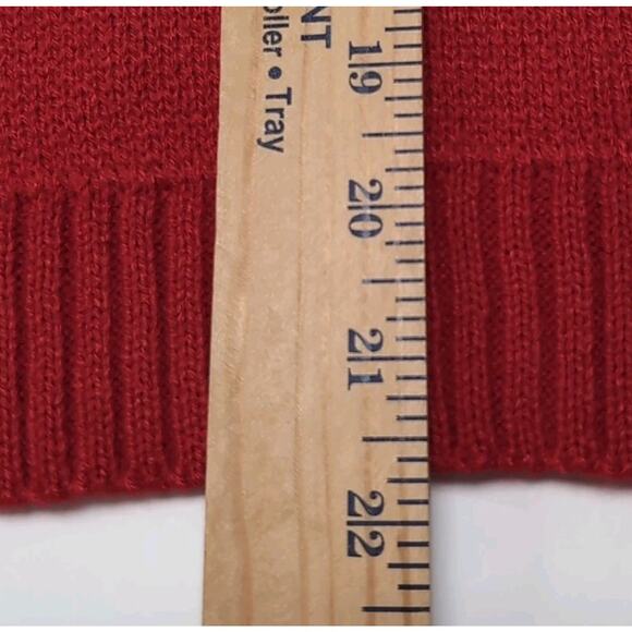 33 Degrees Ugly Christmas Sweater Womens Size XXL Red White Snowflakes NEW NWT - Picture 15 of 15